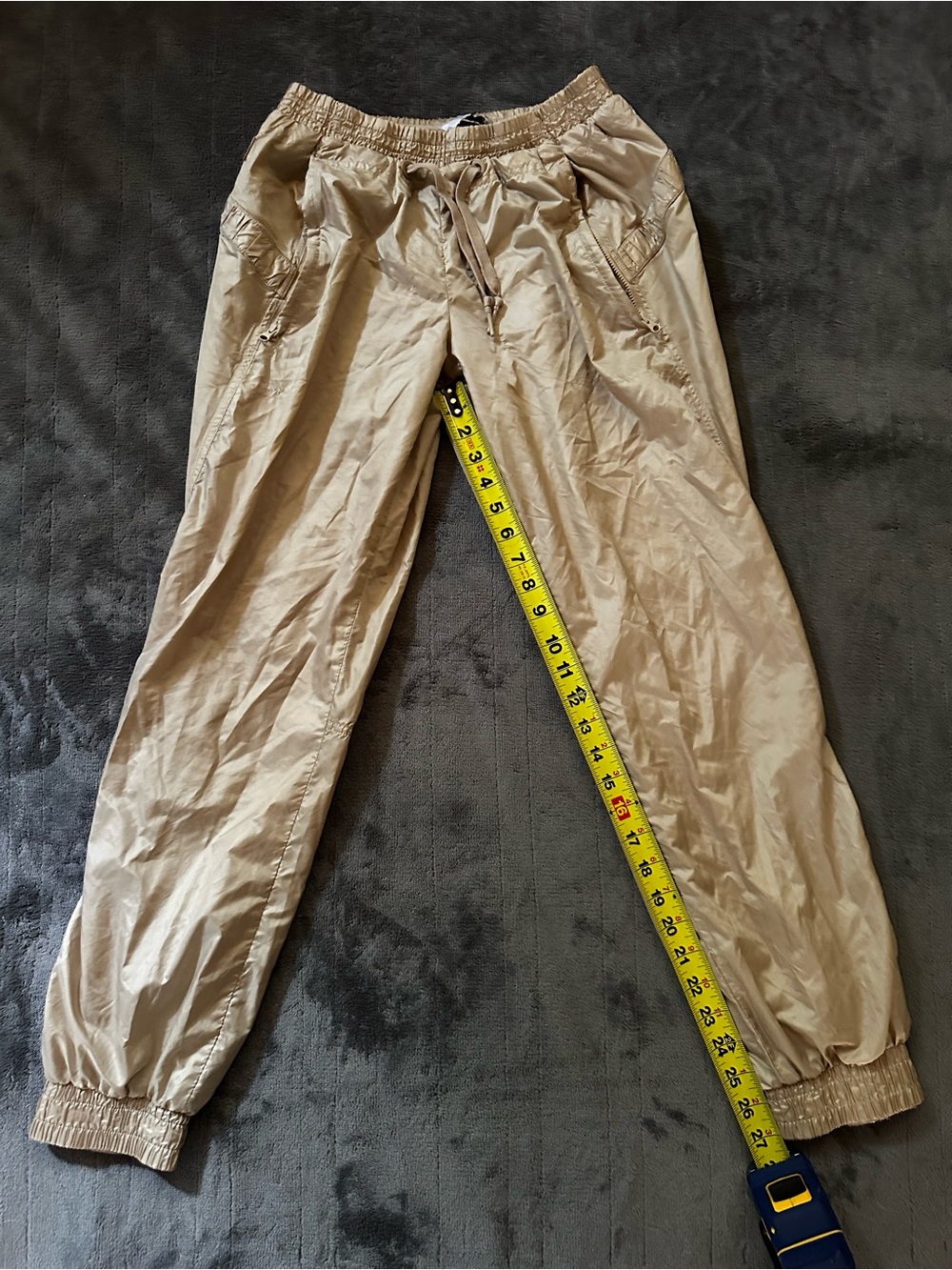 Adidas X Stella McCartney Soft Gold Jogger Pants Size Small